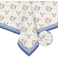 thumbnail image 1 of French Country Tablecloth, Floral Rectangle Tablecloth, Rectangle Tablecloth Waterproof Fabric Wrinkle Free Durable Paisley Tablecloth for Rectangle Tables 60 X 84, 60 X 102, 60 X 120 Inch, 1 of 4