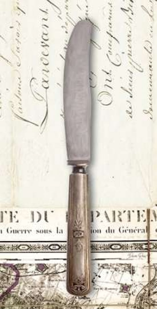French Cuisine Knife Canvas Art - Devon Ross (10 x 20)