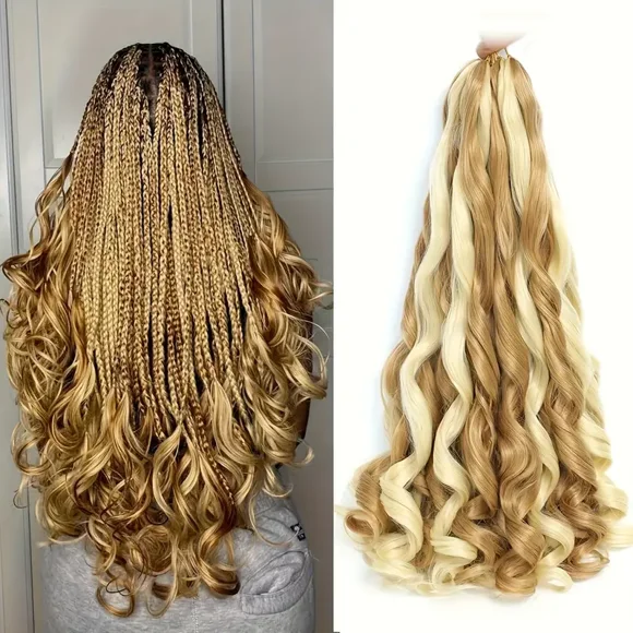 French Curly Braiding Hair 6 Packs - Pre Stretched