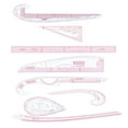 thumbnail image 1 of French Curve Ruler, Sewing Tools Clothing DIY Sewing Templates, Dress Curve Rulers, Sewing Ruler for Tailors Pattern Maker 8pcs, 1 of 8