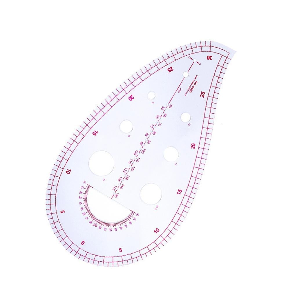 French Curved Ruler Clear Scale Dressmaking Drawing Template Tool for ...