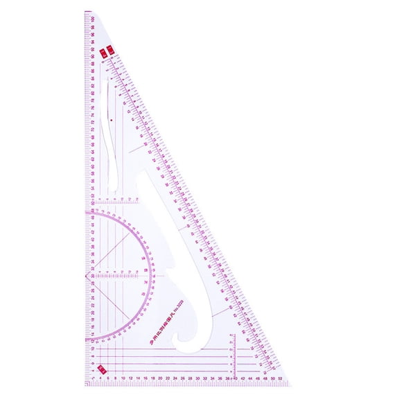 Patchwork Ruler Measure Ruler Sewing Tool French Curved Ruler Dressmaking Drawing Template Tool for Beginner