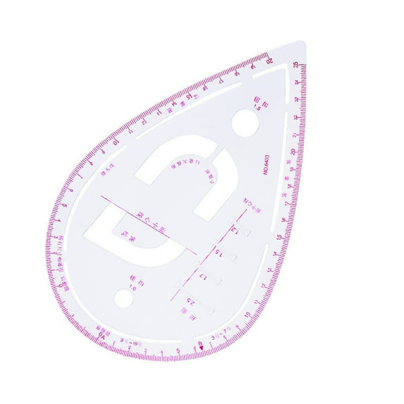 French Curved Ruler Multifunctional Patchwork Ruler Measure Ruler Dressmaking Drawing Template Tool Craft Sewing Tool