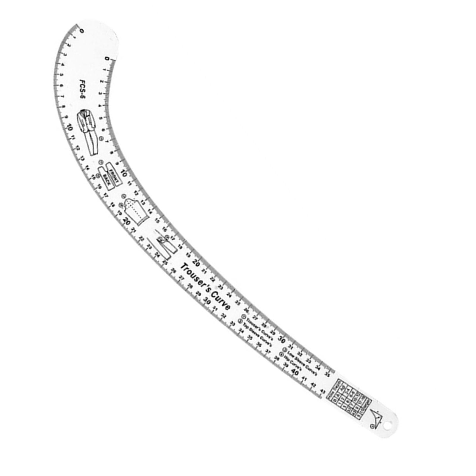 French Curved Ruler Templates for Tailors Clothing Pattern Making Clear ...