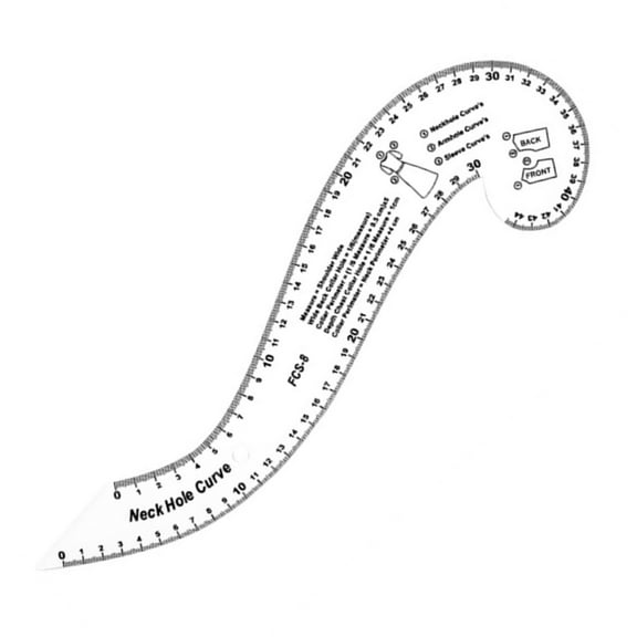 French Curved Ruler for Clothing Pattern Making Dressmaking Fabric Cutting Tailors Quilting Ruler Tool Dressmaking Ruler