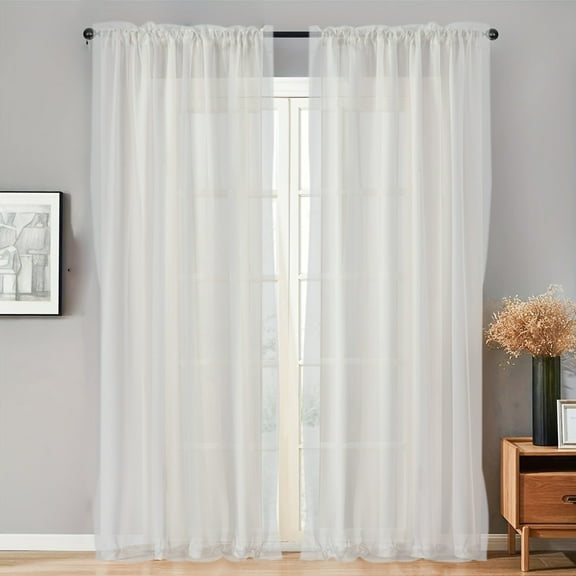 French Door Curtains – Rod Pocket Thermal Blackout Curtain for Doors with Glass Window, Kitchen and Patio Doors for Privacy, 25 X 40 Inches Long, 1 Curtain Panel with Tieback