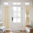 thumbnail image 1 of French Door Curtains – Rod Pocket Thermal Blackout Curtain for Doors with Glass Window, Kitchen and Patio Doors for Privacy, 52 X 72 Inch Length, 1 Curtain Panel, 1 of 4