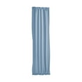 thumbnail image 1 of French Door Curtains with Solid Color, High-Precision Rod-Pocket Drapes for Sliding Glass Doors and Windows, Light Filtering and Elegant ( Blue ), 1 of 8