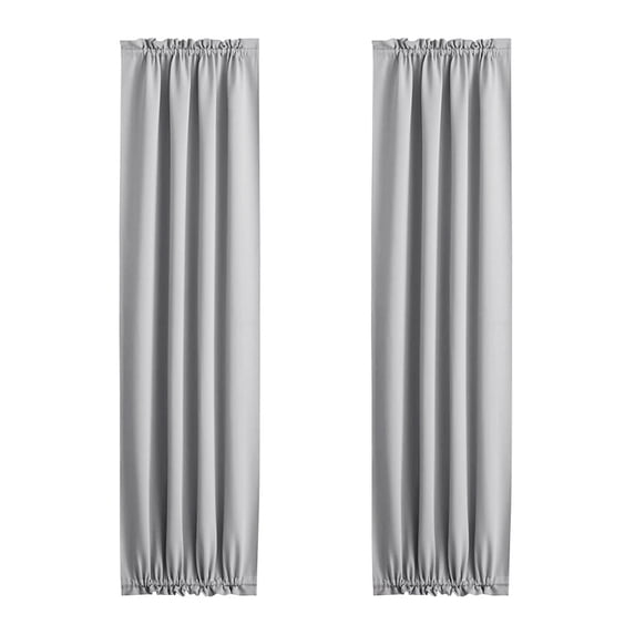 French Door Curtains with Tieback, Blackout Short Curtains for Privacy, Window Decoration