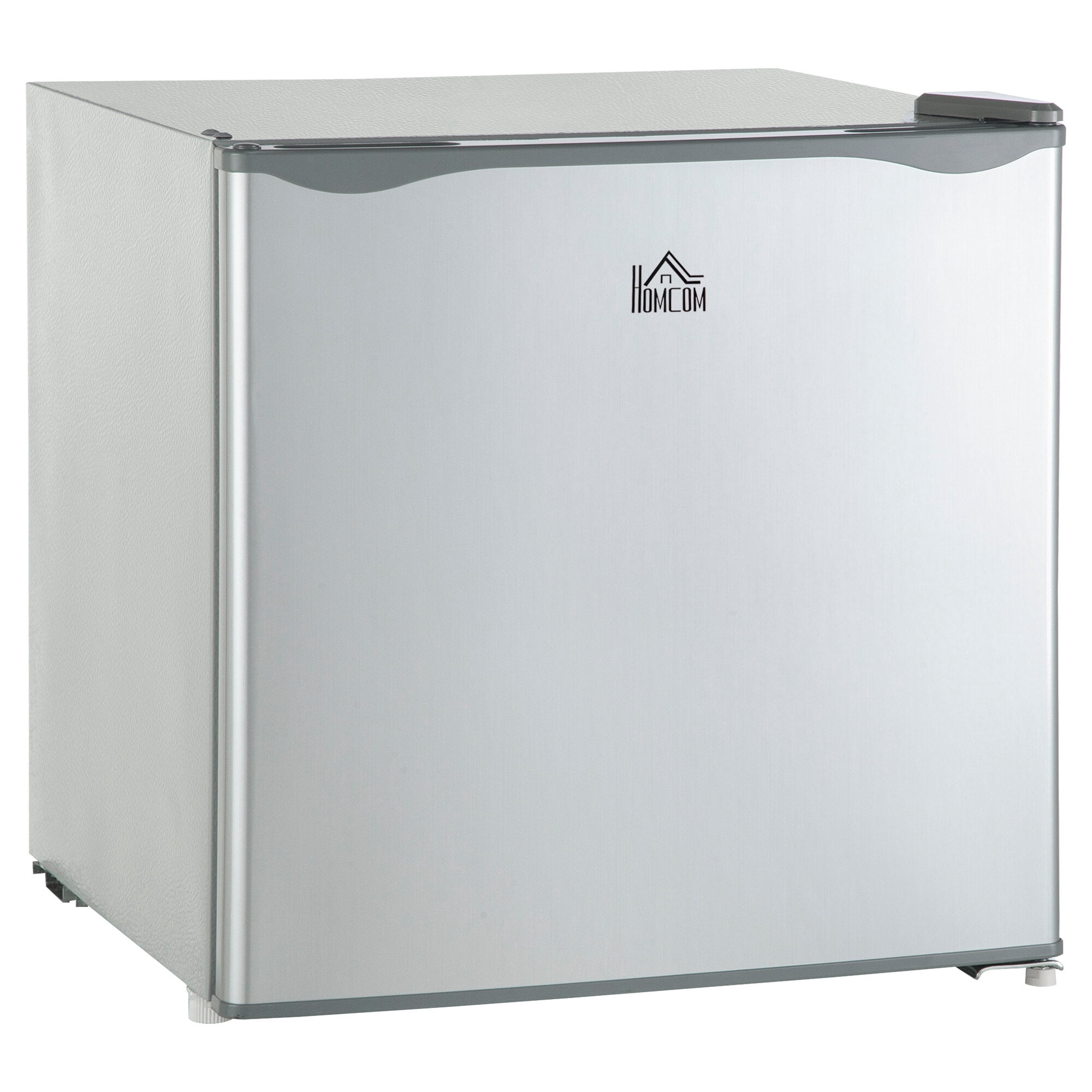 French Door Refrigerators For Kitchen, HOMCOM Mini Freezer Countertop, 1.1 Cu.Ft Compact Upright Freezer with Removable Shelves, Reversible Door for Home, Dorm, Apartment and Office, gray