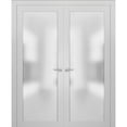 thumbnail image 1 of French Double Frosted Glass Doors 72 x 96, 1 of 7