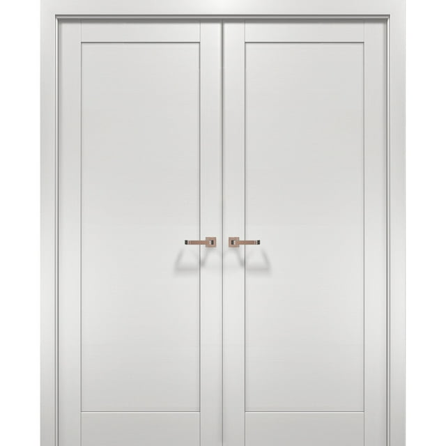 French Double Interior Doors 48 x 80 with Hardware