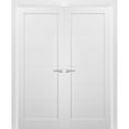 thumbnail image 1 of French Double Panel Doors 60 x 80 with Hardware, 1 of 7