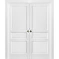 thumbnail image 1 of French Double Pocket Doors 72 x 80 with Frames, 1 of 6