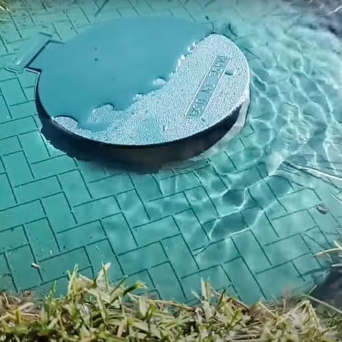 French Drain Man Pop Up Drainage Emitter for Downspouts, Yard Drains