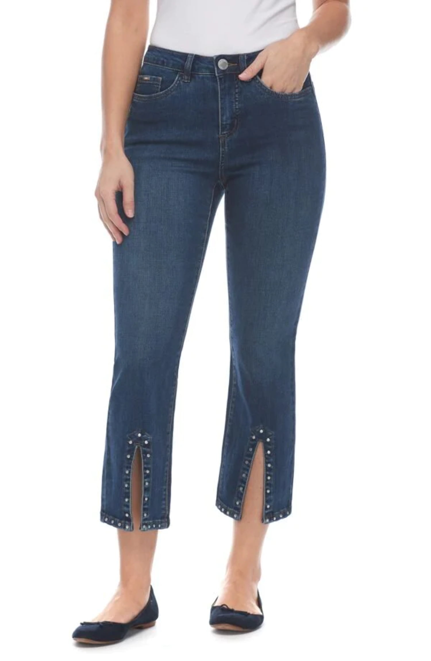 Final Sale Olivia Wide Leg Denim in Black - FDJ French Dressing 2447511