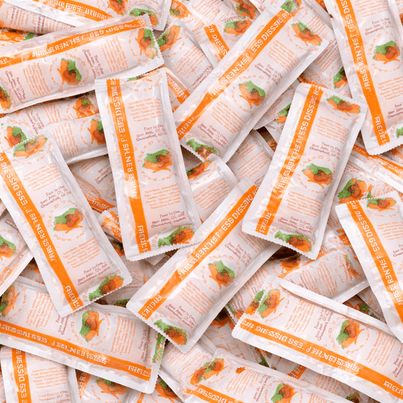 French Dressing Pack of 30 Individual Sachets | Single Serve Salad Dressing Packets | Portion Control Condiment | Great for Salads, Sandwiches & Meal Prep