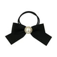 French Elegant Pearl Bow Knot Hair Band Hair Rope Fashion Retro