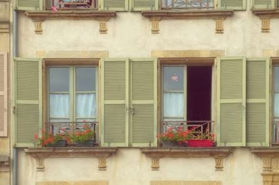 French Facade II Canvas Art - Cora Niele (12 x 18)