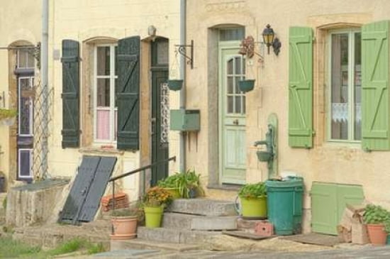 French Facade III Canvas Art - Cora Niele (12 x 18)