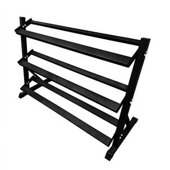 French Fitness 3 Tier Hex Dumbbell Rack 3THDR (New)