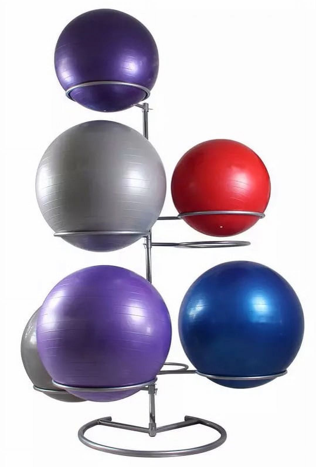 French Fitness 9 Ball Exercise / Stability Ball Rack EBR9 (New ...