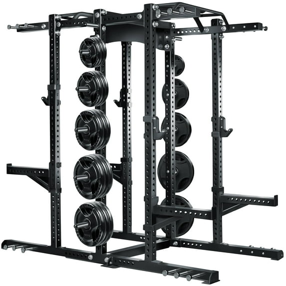 French Fitness DHR80 Double Half Rack (New) - Walmart.com