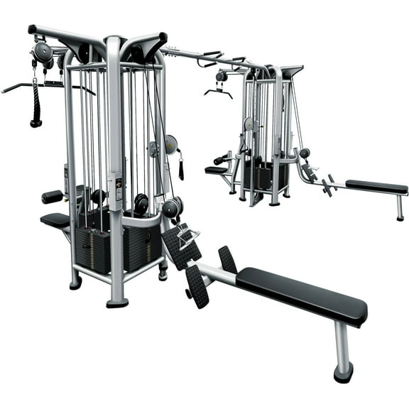 French Fitness FFS Silver 8 Stack Multi Jungle Gym (New)