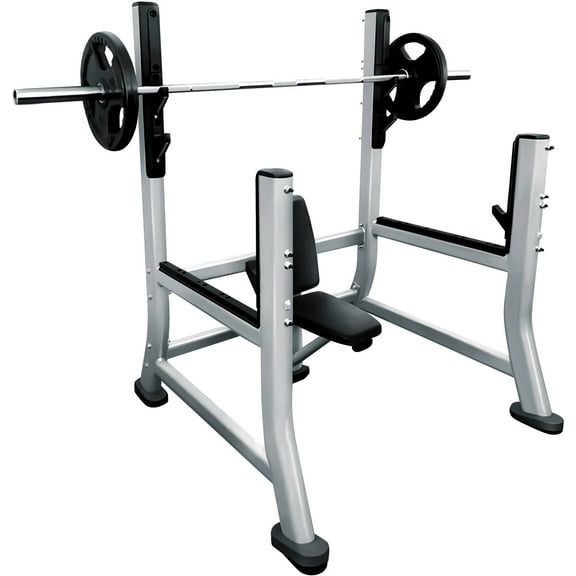 French Fitness FFS Silver Olympic Military Bench (New)