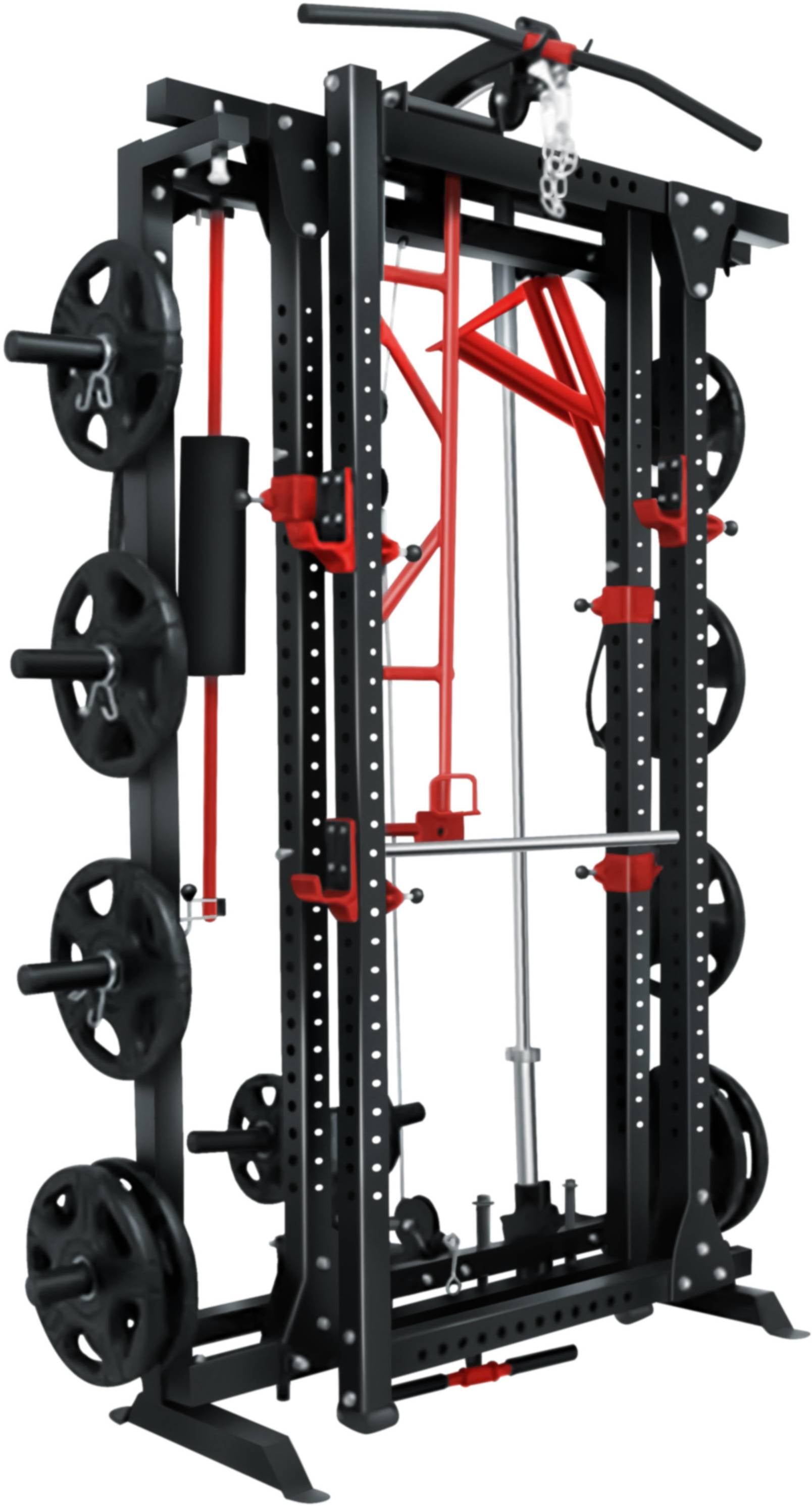 French Fitness Folding Cable Power Rack / Cage (New)