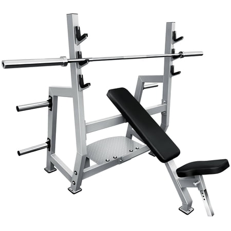 French Fitness Napa Olympic Incline Bench w/Weight Storage (New)