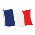 thumbnail image 1 of French Flag Cutout Party Accessory (1 count), 1 of 2