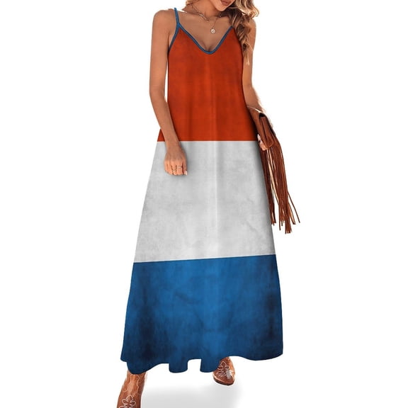 French Flag Sleeveless Dress Dresses Women Summer Women's Summer Clothing