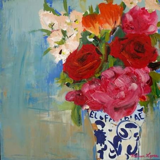French Floral Canvas Art - Melissa Lyons (24 x 24)