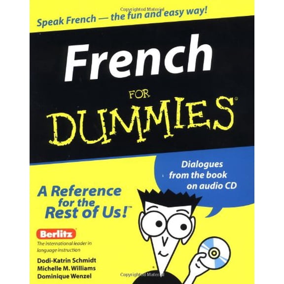 Pre-Owned French for Dummies (Paperback) by Dodi-Katrin Schmidt, Michelle M Williams, Dominique Wenzel
