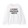 thumbnail image 1 of French France Wife Girlfriend Husband Sweatshirt Gifts Crew Neck Shirt Long, 1 of 5