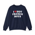 thumbnail image 1 of French France Wife Girlfriend Husband Sweatshirt Gifts Crew Neck Shirt Long, 1 of 5
