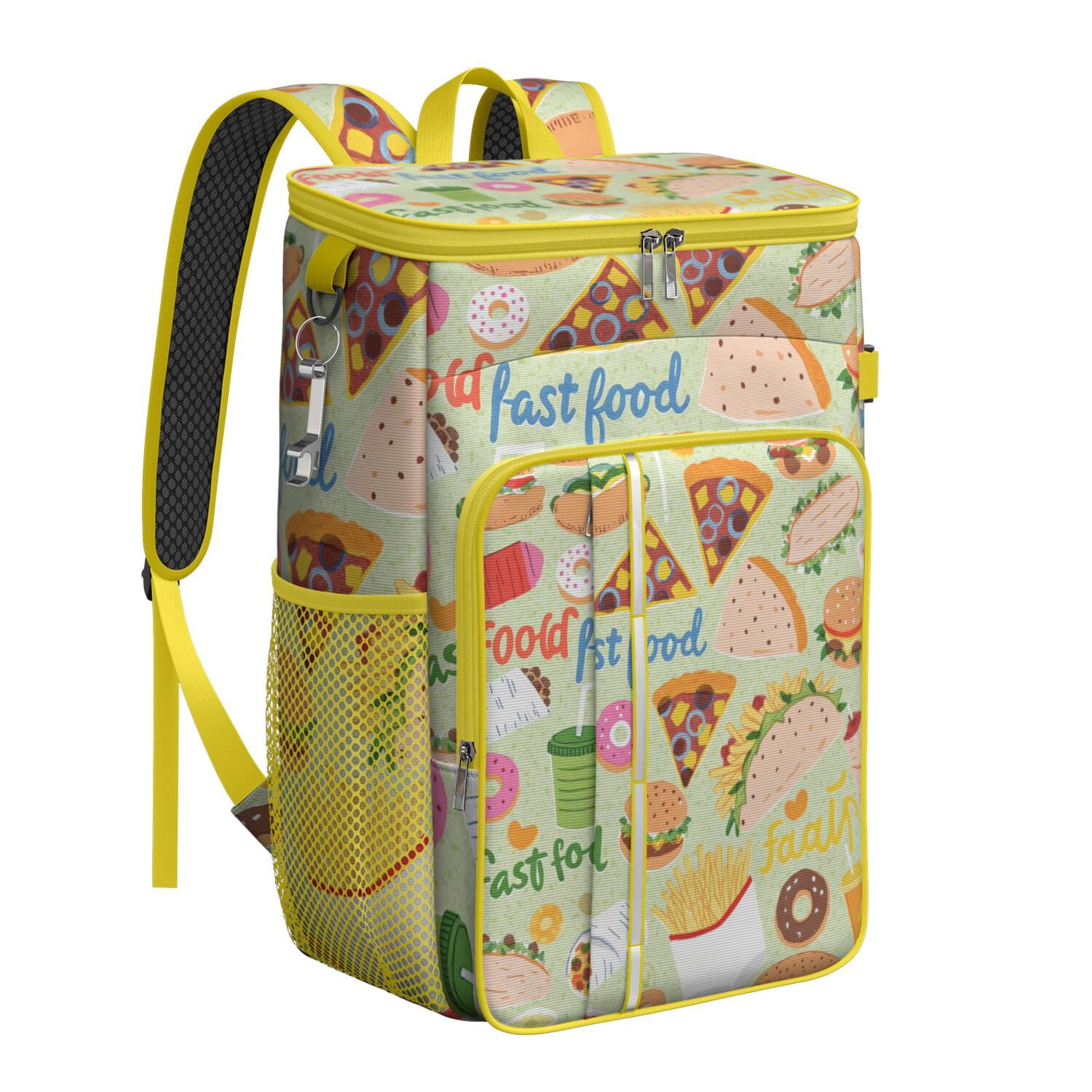 French Frie Cooler Backpack Insulated Waterproof Leak Proof Backpack Cooler Lightweight Lunch Picnic Camping Backpack Cooler for Men Women