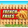 thumbnail image 1 of French Fries 13 oz Vinyl Banner With Metal Grommets, 1 of 4