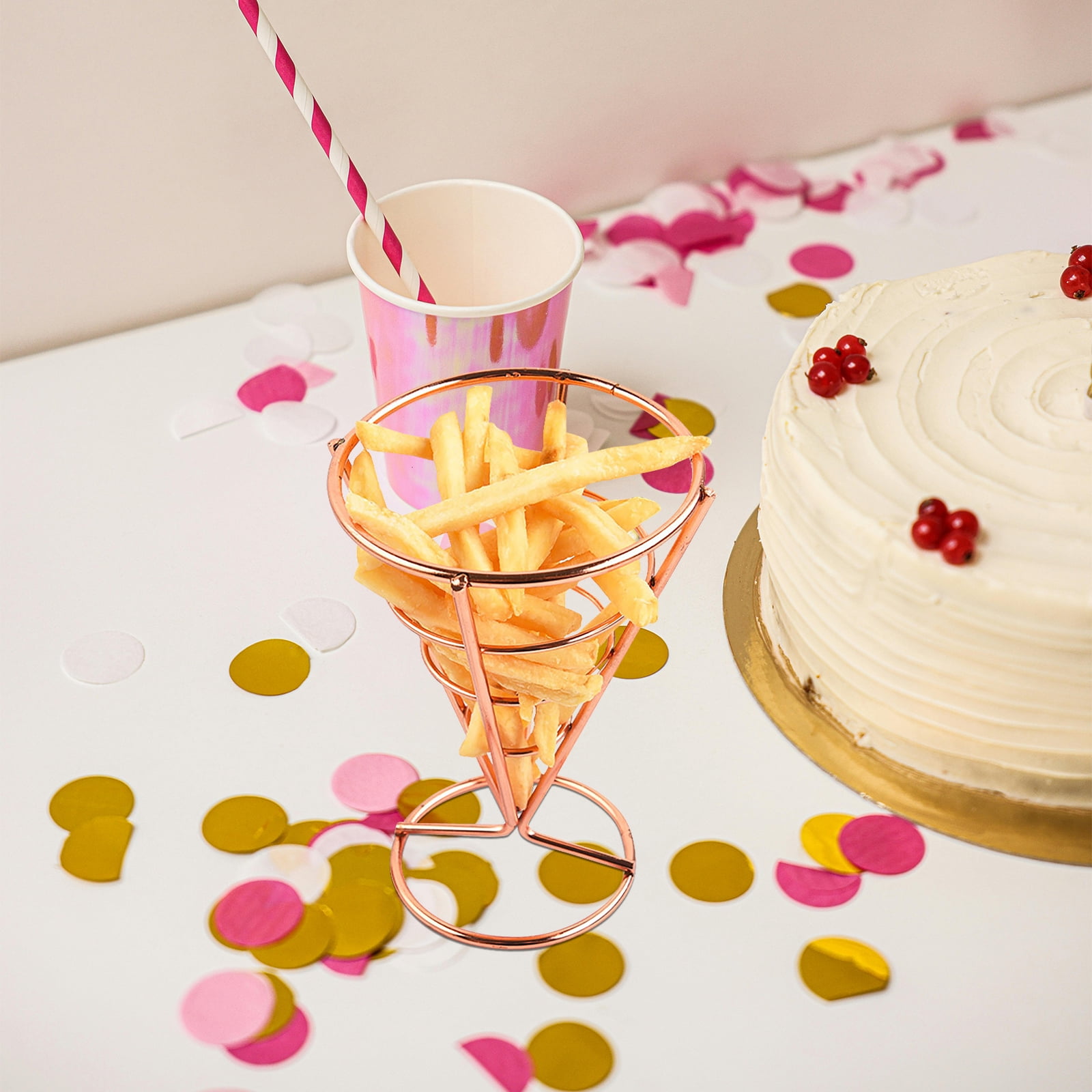 Stainless Steel Snack Display Racks 6Pcs For Cafe and Restaurant ...