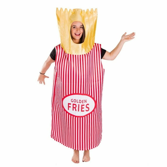 French Fries Fast Food Costume for Adults (One Size)