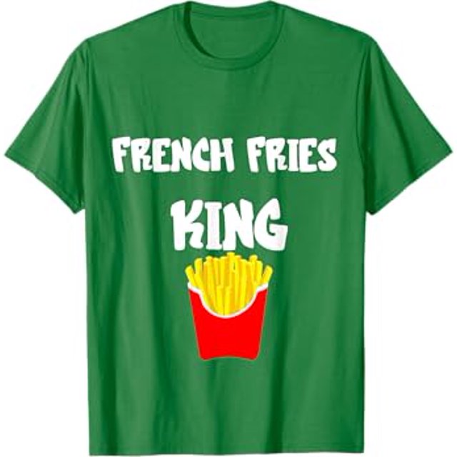 French Fries King Chips Fries Potato King TShirt