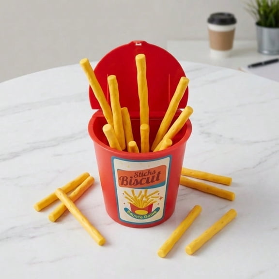 French Fries Prank Board Game, Multiplayer Family Table Game with Simulation Food