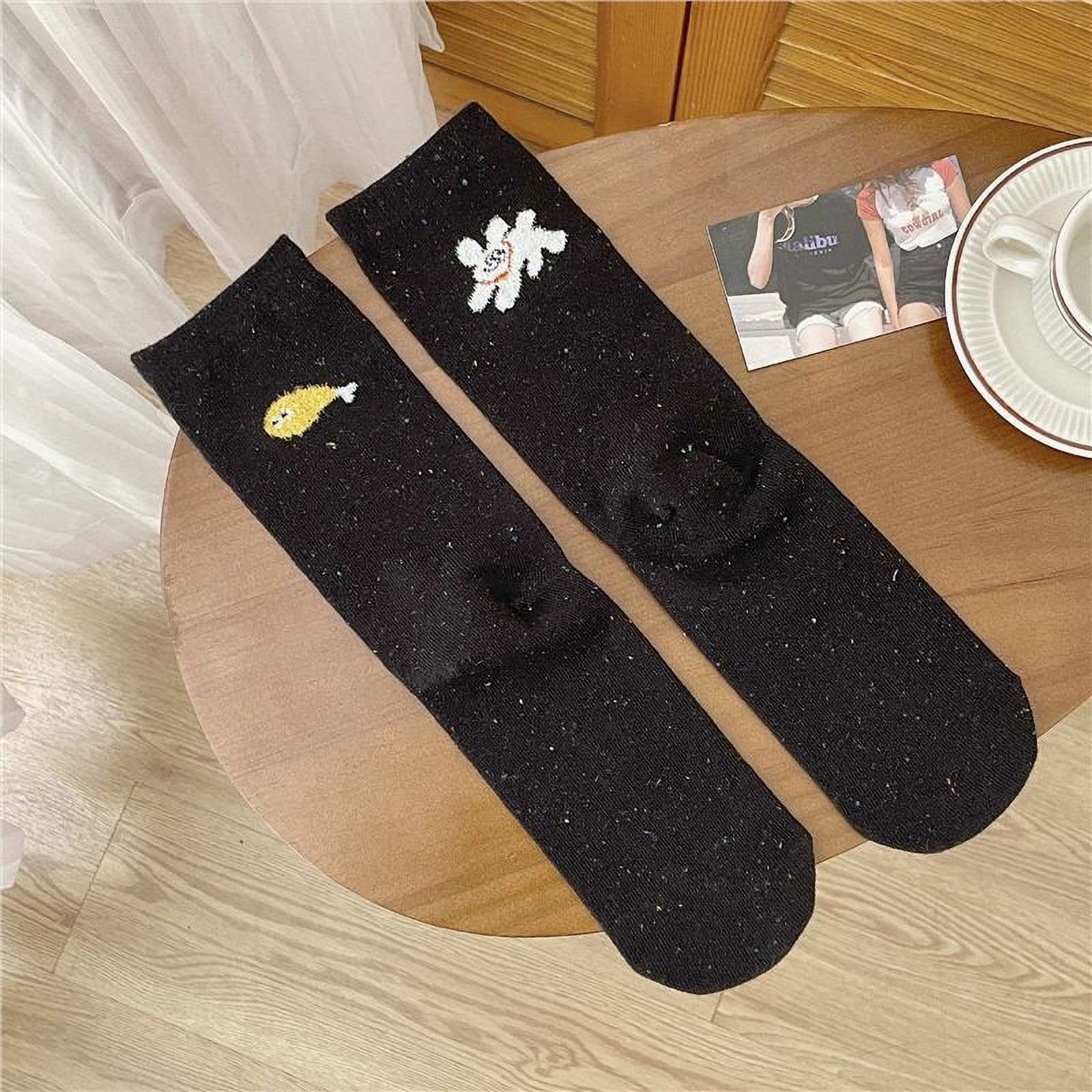 French Fries Socks Woman Lovely, Autumn and Winter High Fashion Cotton