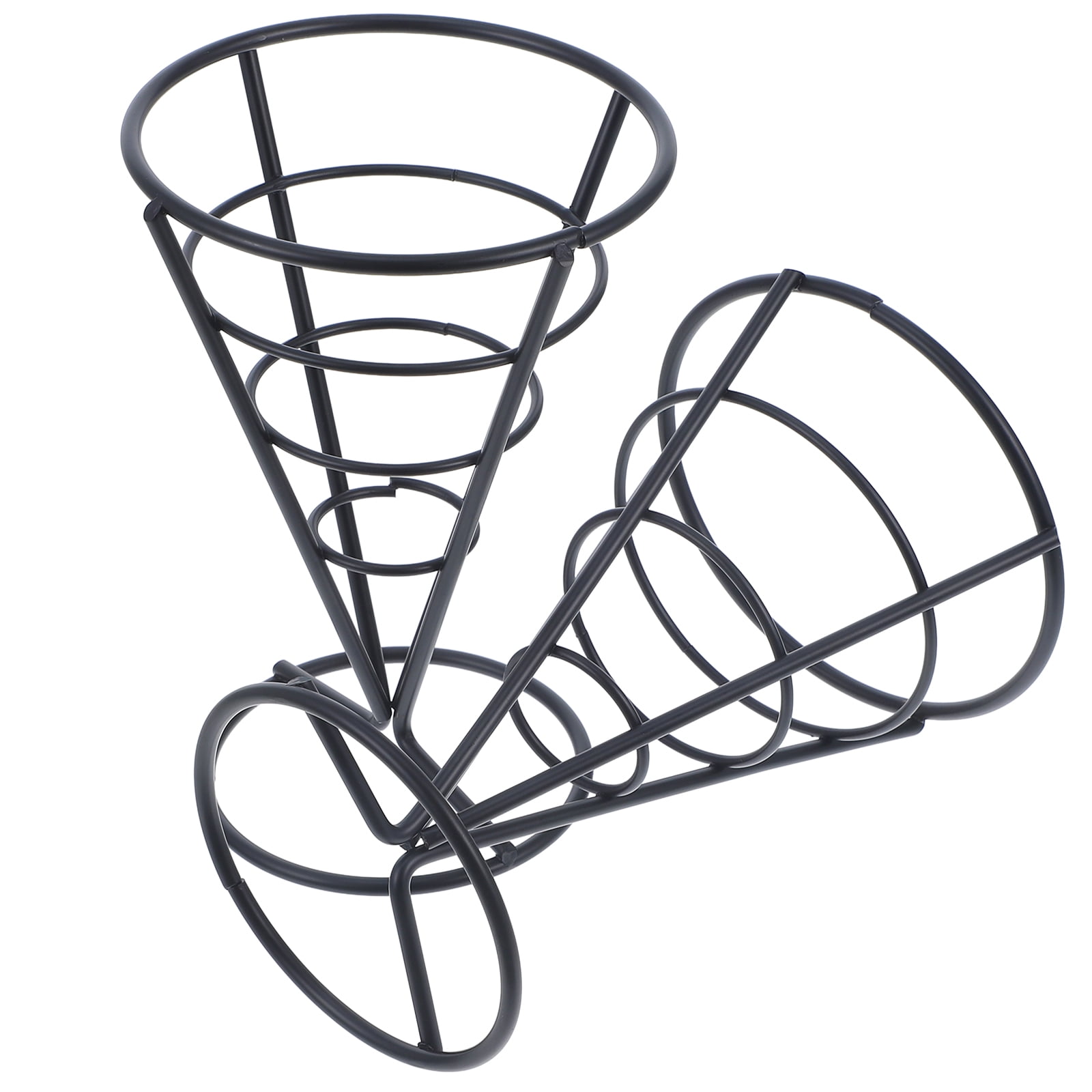 French Fries Stand,8 Pcs French Fries Stands Cone Basket Fry Holders ...