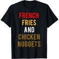 thumbnail image 1 of French Fries and Chicken Nugget T-Shirt, 1 of 4