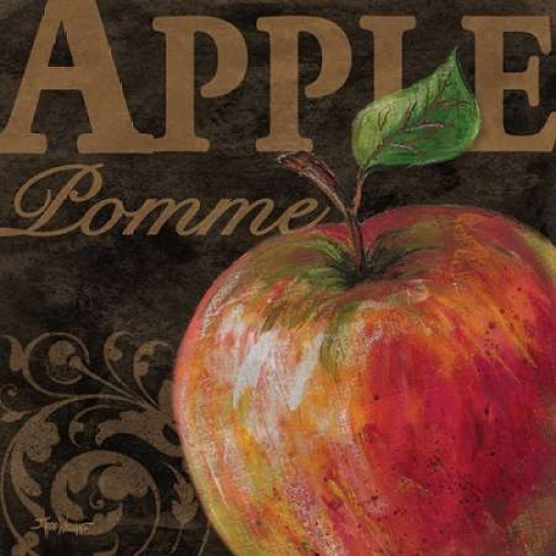 French Fruit Apple Canvas Art - Todd Williams (24 x 24)