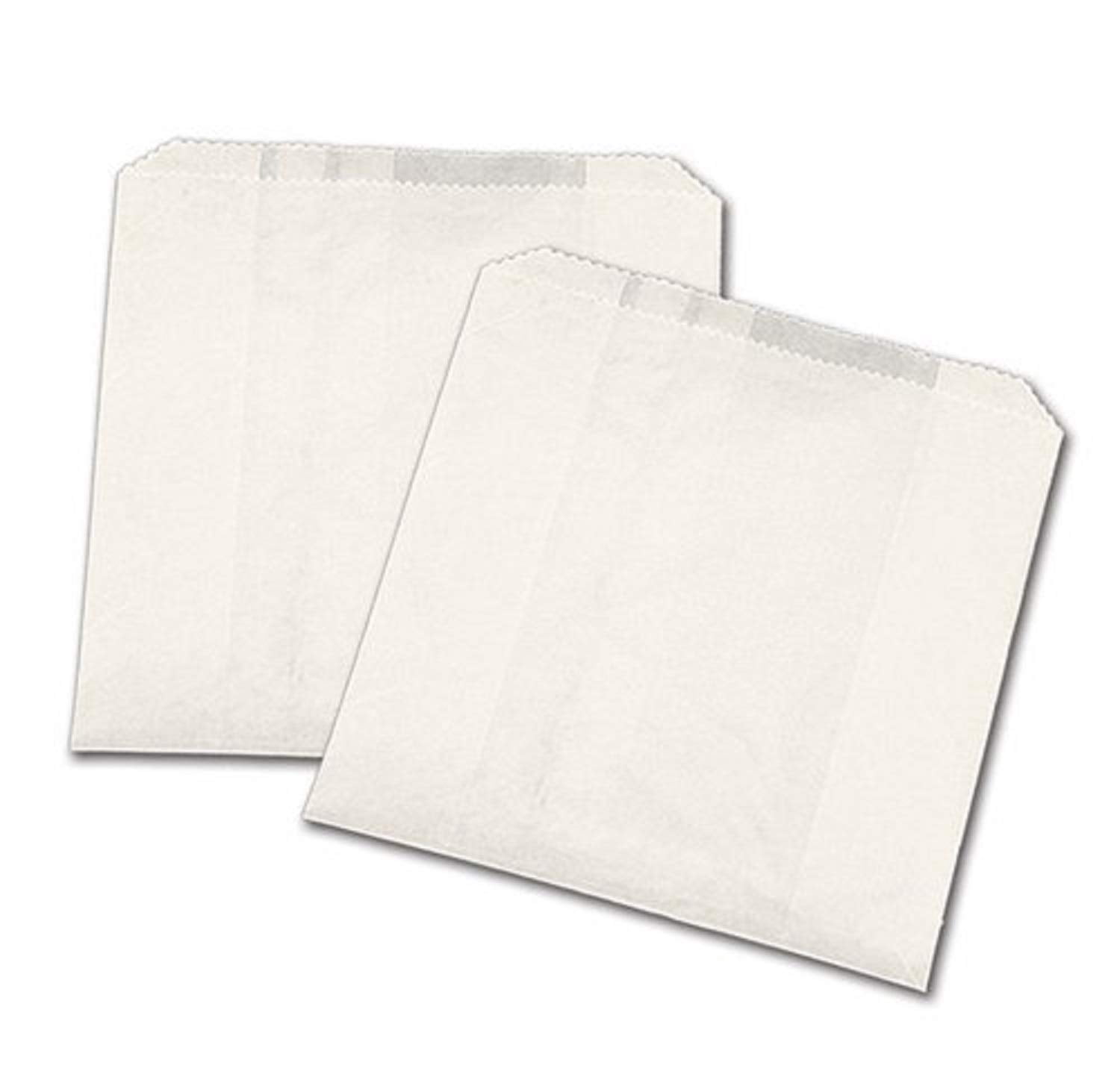 French Fry Bags/Hash Brown/Cookie/Fries Bag, Plain White, Grease ...