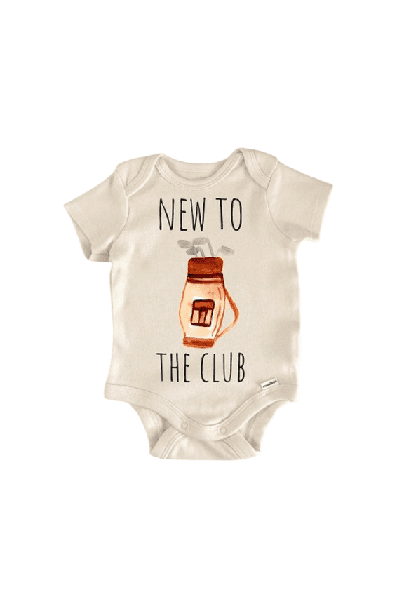 Golf Golfer Sports Newborn Baby Bodysuit