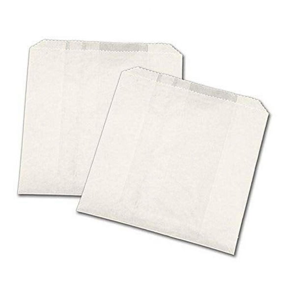 French Fry/Hash Brown/Cookie, Fries Bag, Plain White 4.5 x 4.5, 2,000 pcs